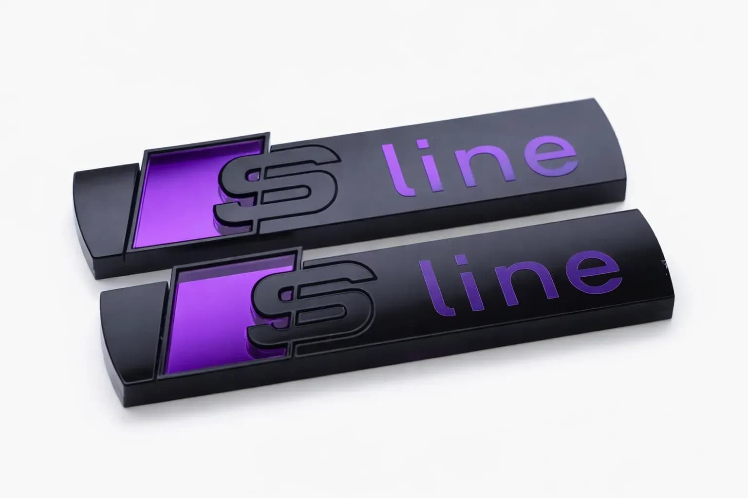 Audi S Line Fender Badges (x2) — Badge Studio